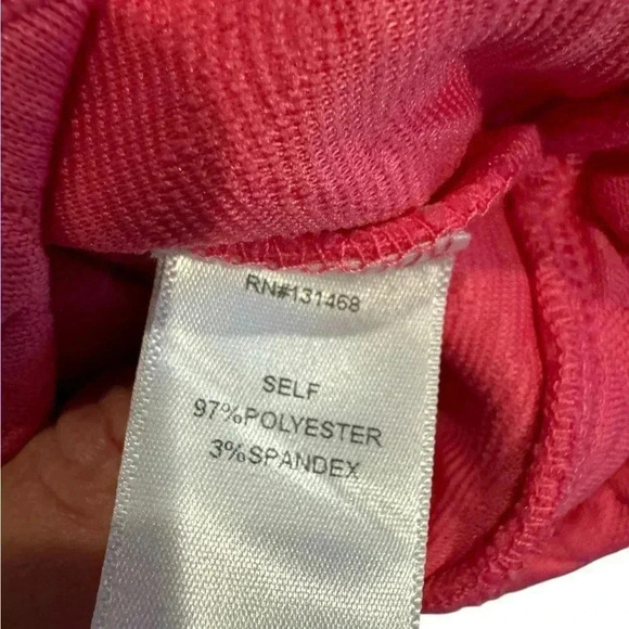 Fate Sweater Women’s Puff Sleeves Pink Thick Hem with V Design Size Small - Picture 7 of 7